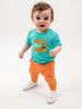 Nautinati Boys’ Lion King Print Cotton T-shirt | Regular Boys’ T-shirt for 3 to 24 Months