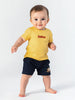 Nautinati Boys’ Beach Print Cotton T-shirt with Shorts | Boys’ Tee and Shorts Set for 3 – 24 Months | Boys’ Co-ords