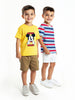 Nautinati Disney Boys Pack of 2 Cotton Mickey Mouse Printed T-shirt