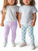 Nautinati's Girls' Cotton Pack of 2 Printed Leggings