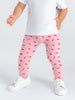 Nautinati's Girls' Cotton All-over Strawberry Print Leggings