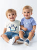 Nautinati Boys' Pack of 2 Cotton Beach Graphic Printed T-shirts