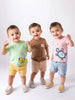 Nautinati Boys' Pack of 3 Cotton Graphic Print T-shirt