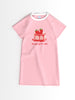 Nautinati Girls’ Graphic Print Dress | Cotton Dress for 2-10 Years | Circus Act Theme T-shirt Dress