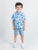Nautinati Boys' Cotton Mickey Graphic Print Shirt with Chest Pocket