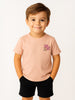 Nautinati Unisex Cotton T-shirt |Sticker Printed| Age 2 - 10 Years
