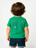 Nautinati Boys' Cotton T-shirt|Mickey Mouse Typography Print | Age 0 - 2 Years