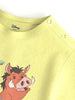 Nautinati Boys' Pack of 2 Cotton Lion King Graphic Printed T-shirts