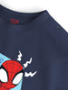 Nautinati Boys’ Spiderman Print Cotton T-shirt | Regular Boys’ Graphic Tee for 3 to 24 Months