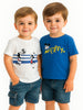Nautinati Boys' Cotton Pack of 2 Mickey Mouse Print T-shirt