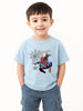 Nautinati Boys Spiderman Print Cotton T-shirt | Regular T-shirt for 2 to 10 Years