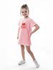 Nautinati Girls’ Graphic Print Dress | Cotton Dress for 2-10 Years | Circus Act Theme T-shirt Dress