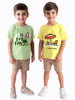 Nautinati Boys' Pack of 2 Cotton Beach Graphic Printed T-shirts