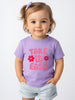 Nautinati Girls' Cotton T-shirt | “Take it Easy” Print | Age 0 - 2 Years