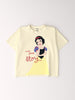 Nautinati Girls’ Disney Print Cotton T-shirt | Girls’ Oversized Graphic Tee for 2 – 10 Years