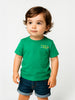 Nautinati Boys' Cotton T-shirt|Mickey Mouse Typography Print | Age 0 - 2 Years