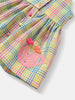 Nautinati Multicoloured Checked Halter Neck Dress