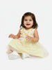 Nautinati  Girls' Floral Embellishment Fit & Flare Net Dress