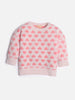 Girls Conversational Printed Pullover Fuzzy Detail