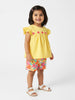 Nautinati Girls Printed Sleeveless Round Neck Top & Shorts Set