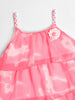 Nauti Nati Girls Pink Printed Sleeveless Dresses