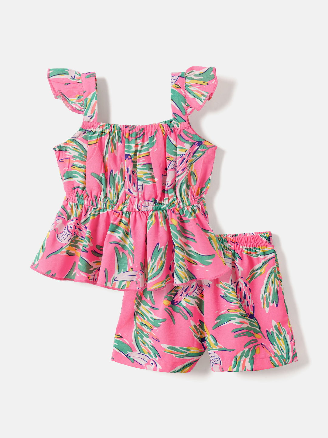 Nautinati Floral Print Clothing Set for Girls