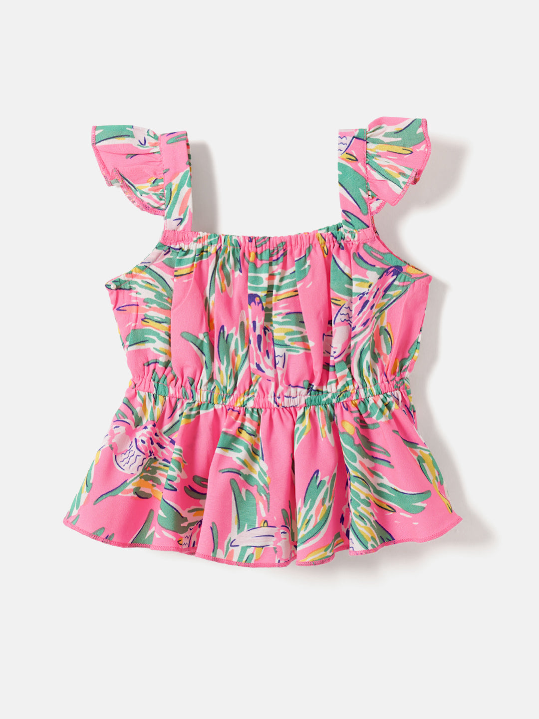 Nautinati Floral Print Clothing Set for Girls