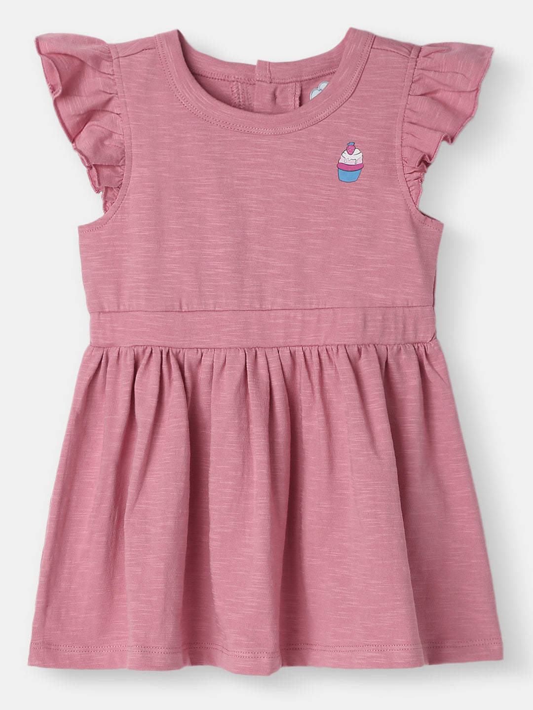 Nautinati Girls Print Fit & Flare Dress with Sling Bag| Cotton| Age 0 - 36 Months