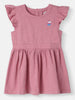 Nautinati Girls Print Fit & Flare Dress with Sling Bag| Cotton| Age 0 - 36 Months