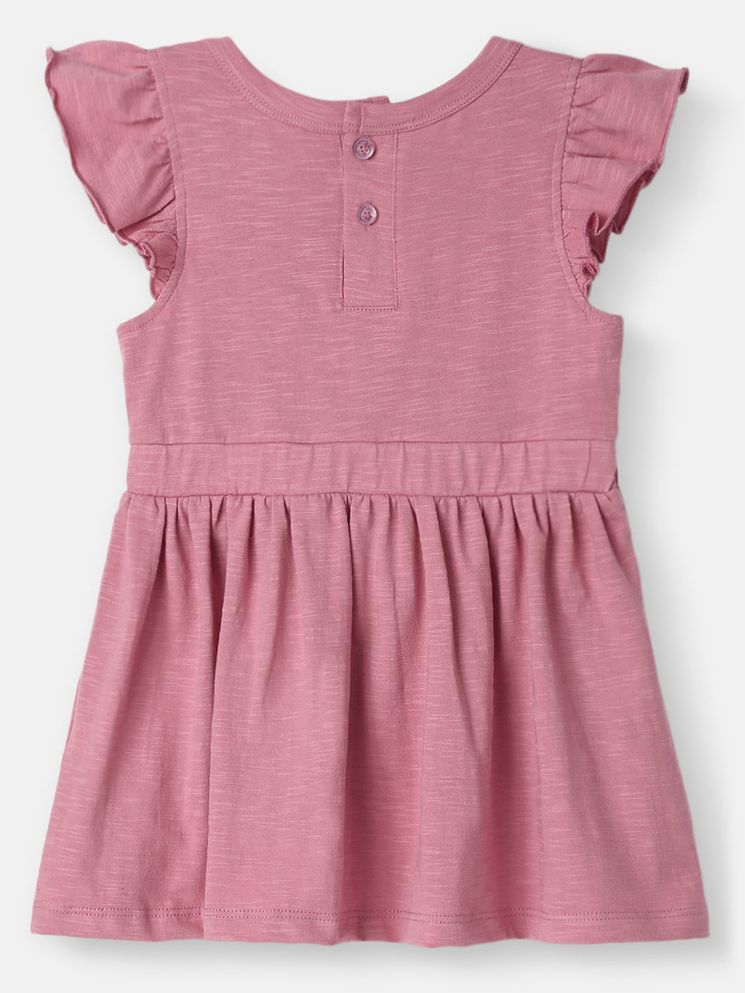 Nautinati Girls Print Fit & Flare Dress with Sling Bag| Cotton| Age 0 - 36 Months