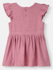 Nautinati Girls Print Fit & Flare Dress with Sling Bag| Cotton| Age 0 - 36 Months