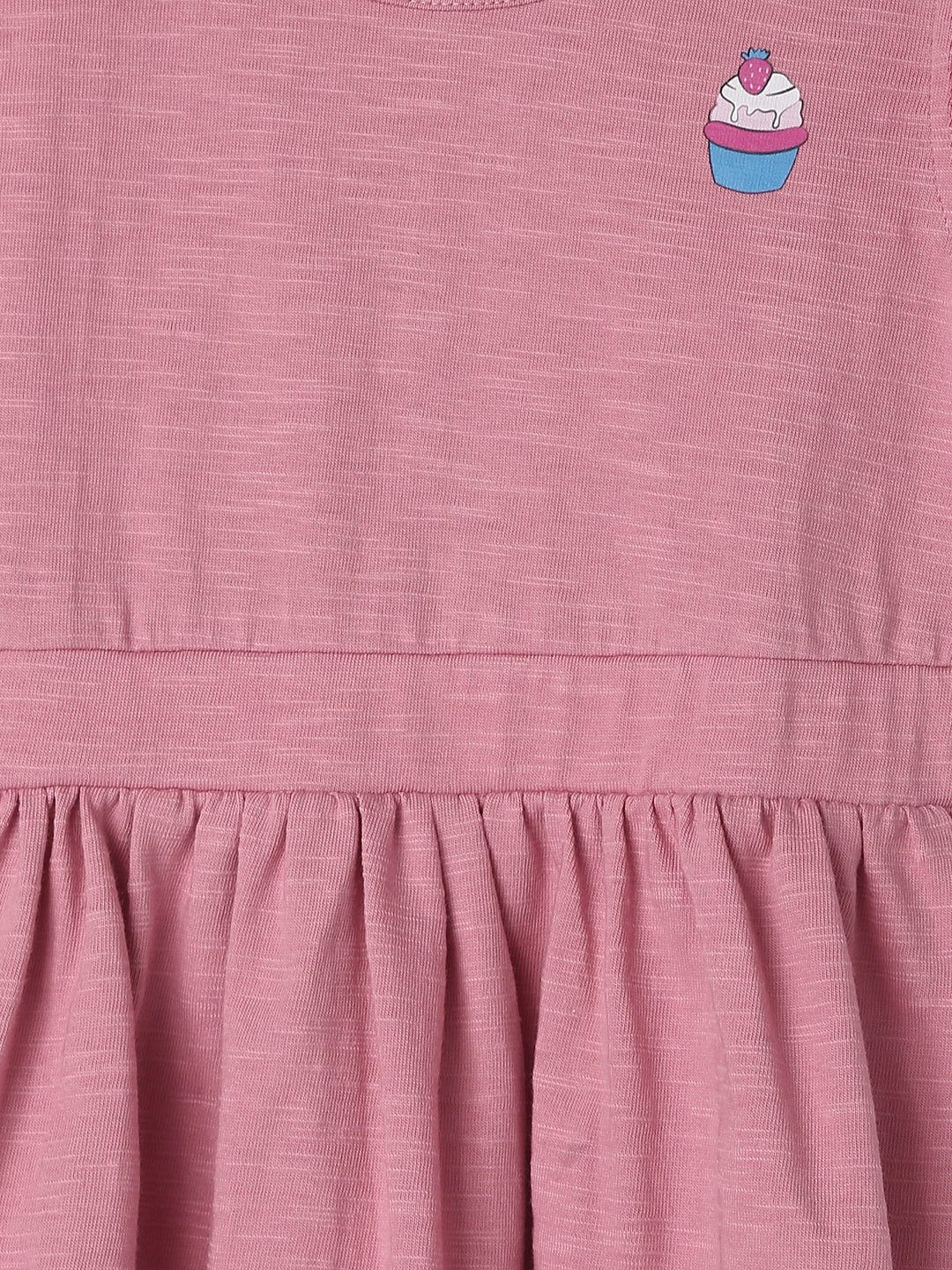 Nautinati Girls Print Fit & Flare Dress with Sling Bag| Cotton| Age 0 - 36 Months