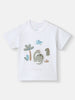 Nautinati Boys Dinosaur Print T-shirt with Shorts | Tee and Shorts Set for 0-2 Years | Infants Clothing Set