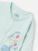 Nautinati Infants' Cotton Pack of 2 Ocean Print Sleepsuit