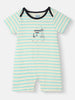 Nautinati Infants' Cotton Pack of 3 Ocean Print Romper