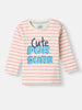 Nautinati Infant Boys Cotton Striped and Graphic Print T-shirt and Joggers Set