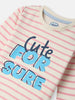 Nautinati Infant Boys Cotton Striped and Graphic Print T-shirt and Joggers Set