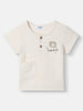 Nautinati Boys' T-shirt and Shorts Set With Embroidery| Cotton | Age 0 - 2 Years