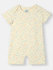Nautinati Infants' Cotton Pack of 3 Ocean Print Romper