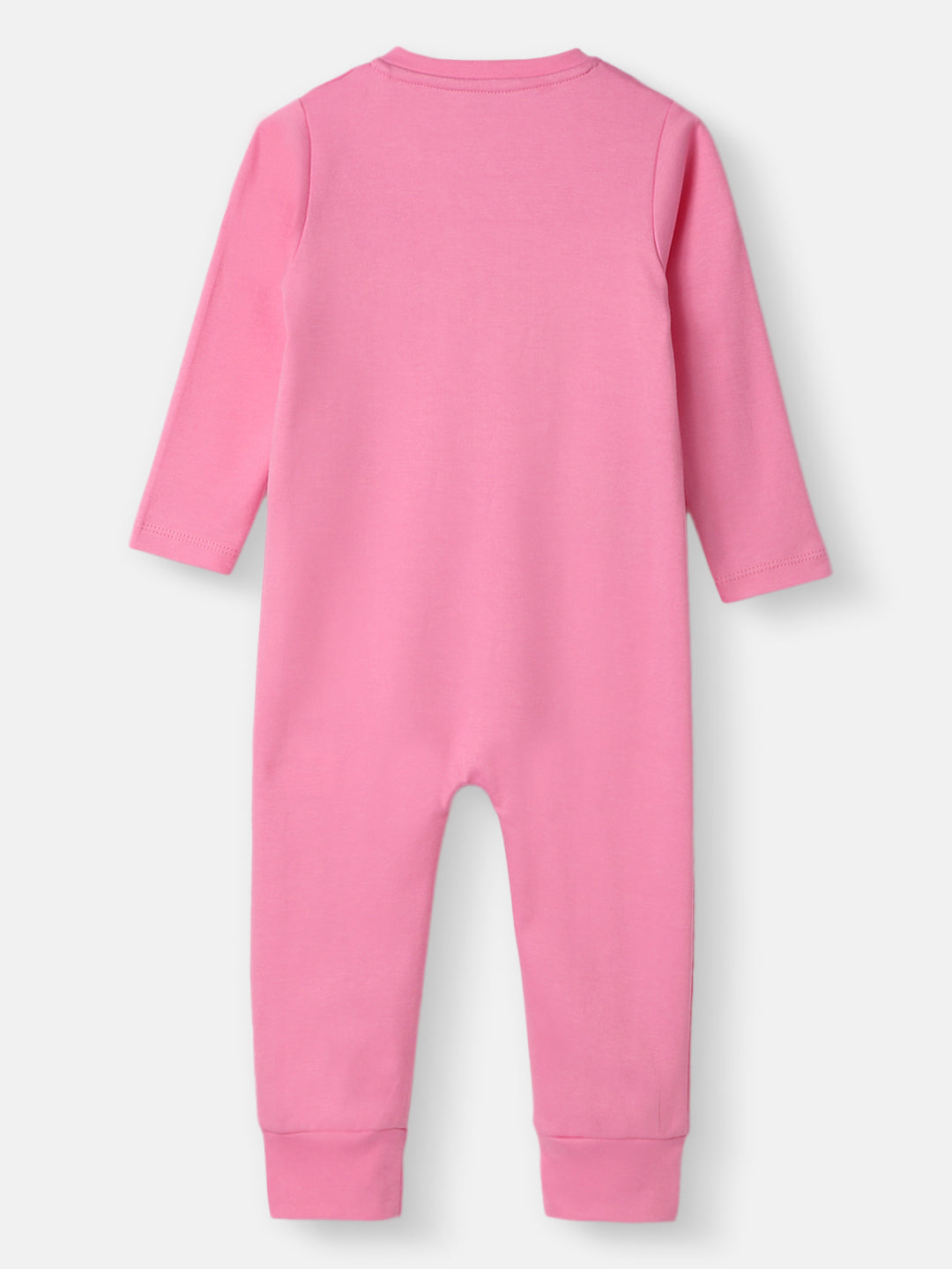 Nautinati Girls Embroidered Sleepsuit|Cotton| Age 0 - 24 Months