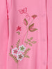 Nautinati Girls Embroidered Sleepsuit|Cotton| Age 0 - 24 Months