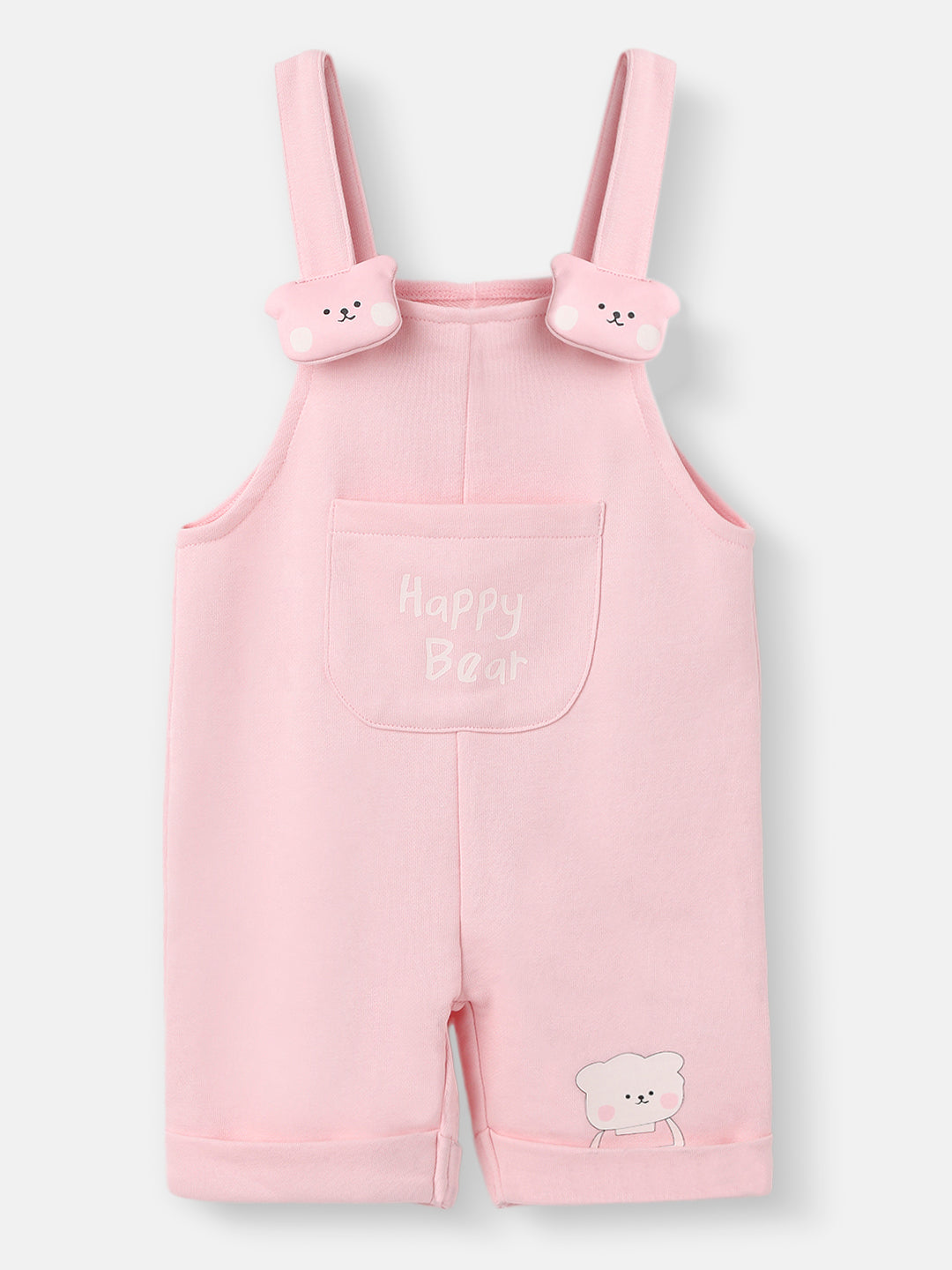 Nautinati Girls Applique Romper|Cute Bear Design| Age 0 - 2 Years