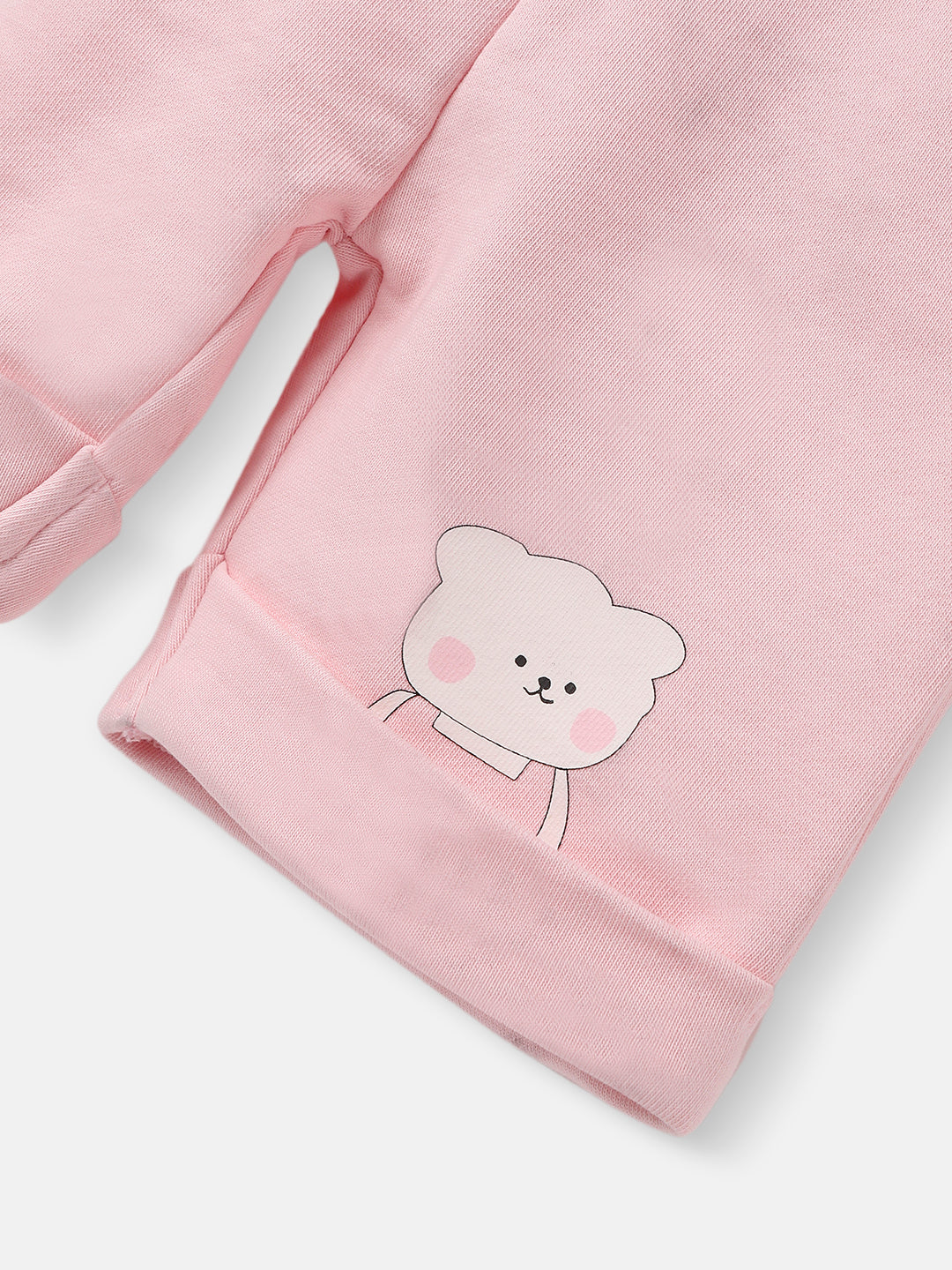 Nautinati Girls Applique Romper|Cute Bear Design| Age 0 - 2 Years