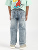 Nautinati Boys Textured Cotton Jeans |Age 2 - 10 Years