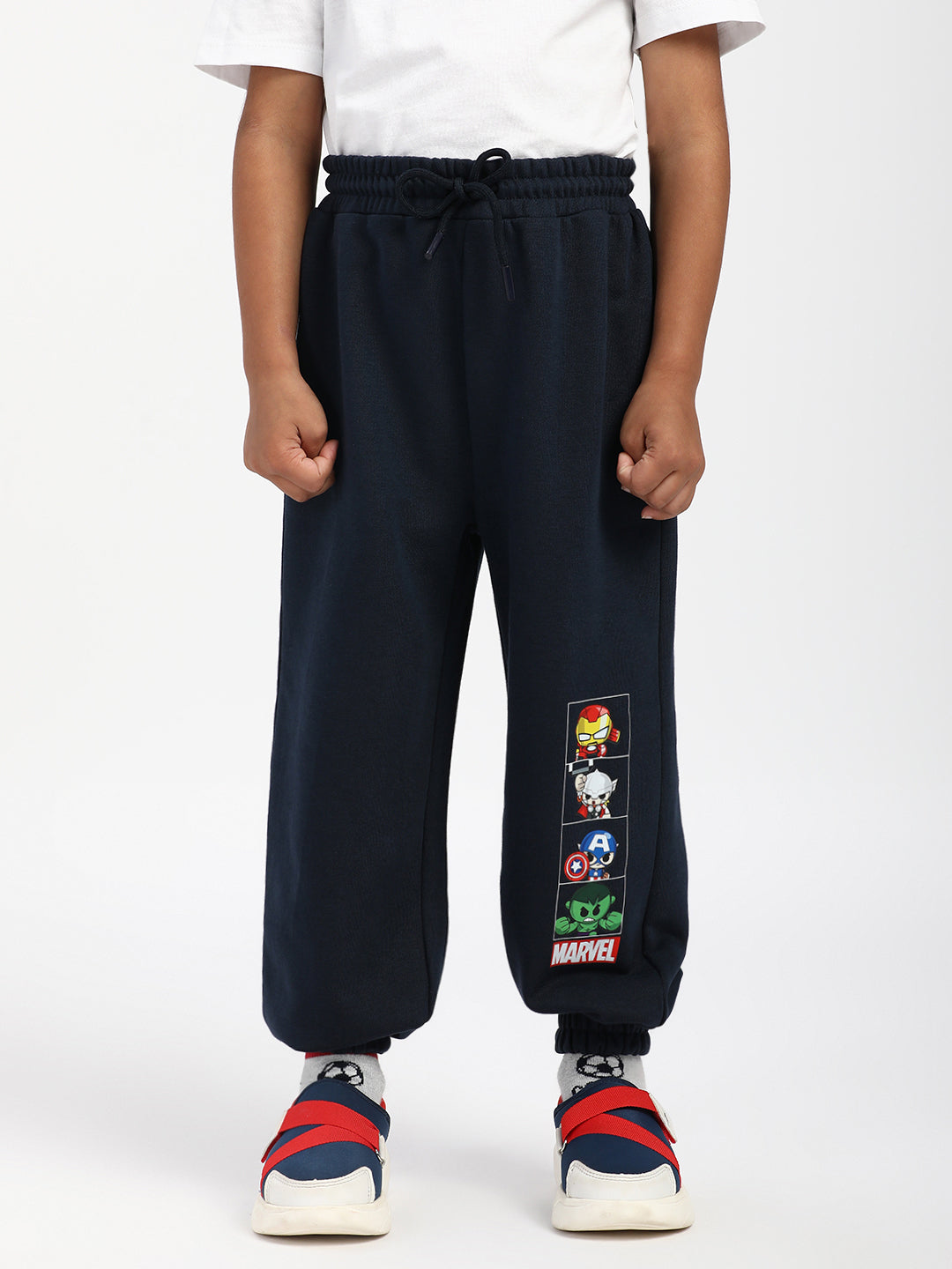 Nautinati Boys Marvel Print Joggers| Age 2 - 10 Years