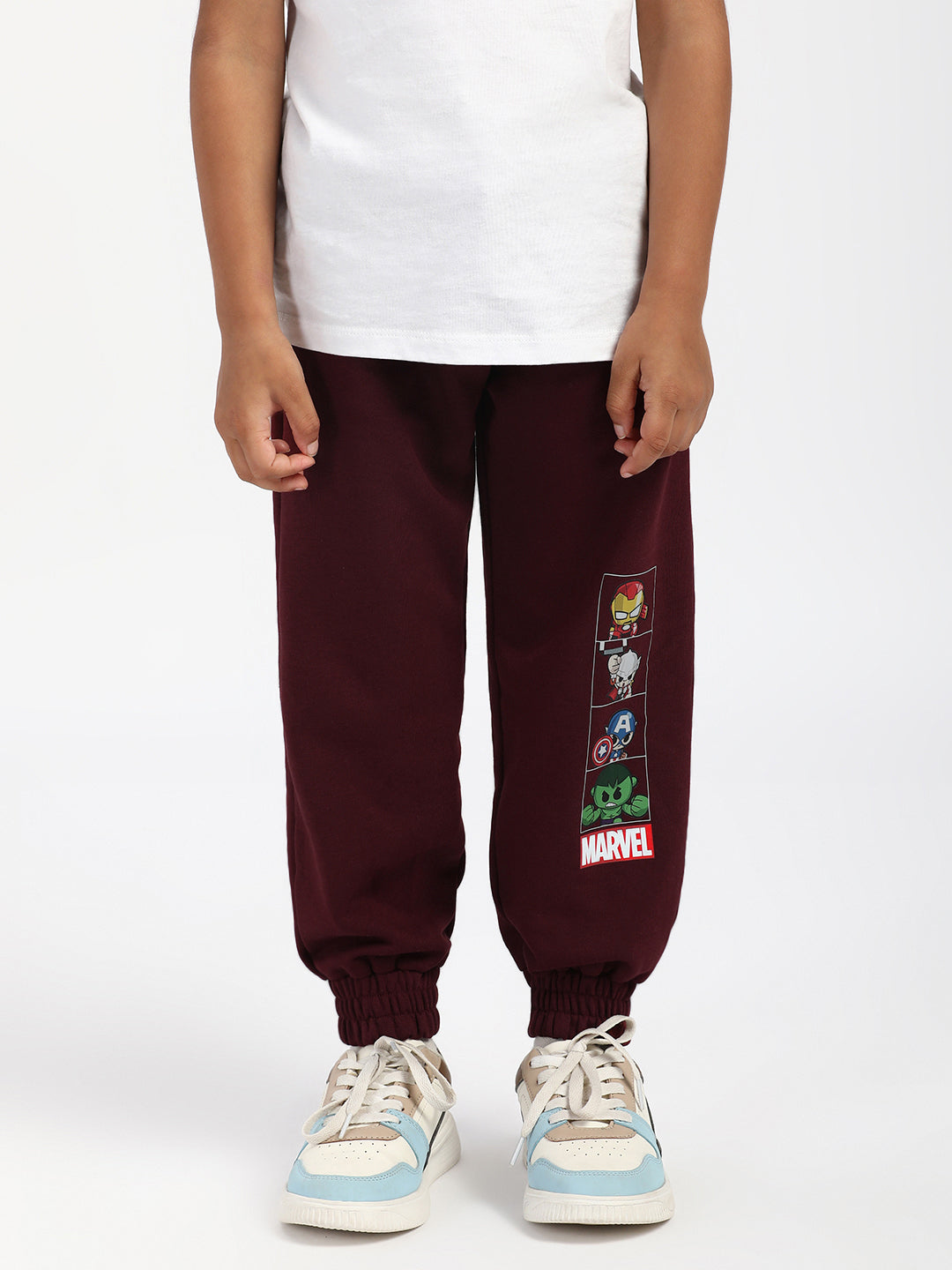 Nautinati Boys Marvel Print Joggers|Age 2 - 10 Years