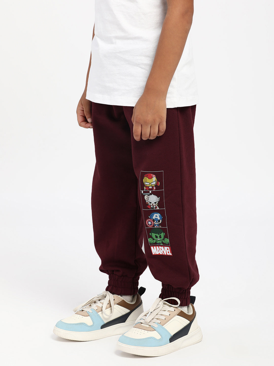 Nautinati Boys Marvel Print Joggers|Age 2 - 10 Years