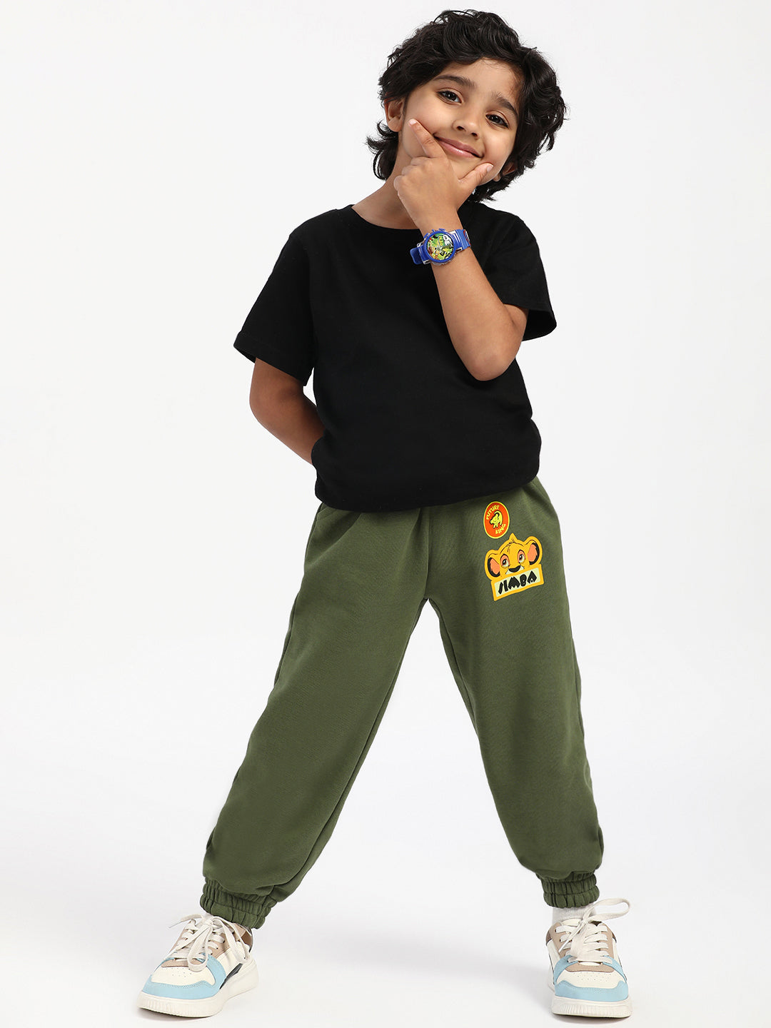 Nautinati Boys Simba Print Joggers | Age 2 - 10 Years