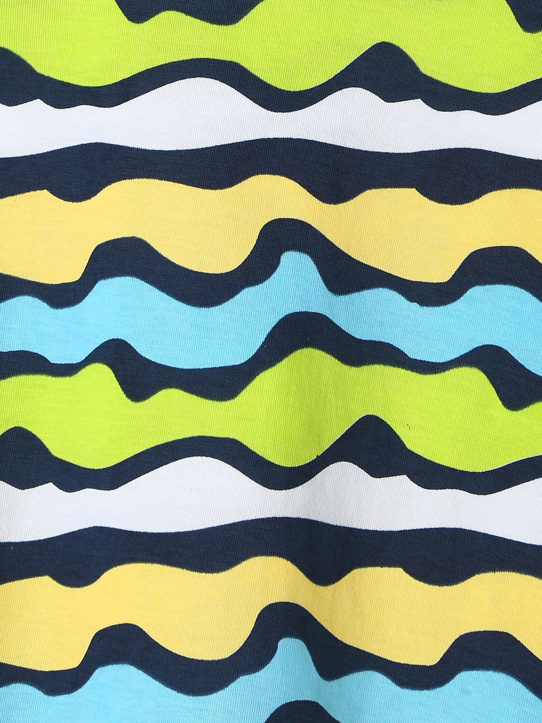 Nautinati Boys' Pack of 2 Cotton Beach Graphic Printed and Striped T-shirts