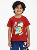 Nautinati Boys' Cotton Mickey Print T-shirt and Cargo Shorts